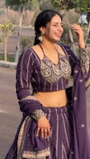 PC 516 Heavy Faux Georgette With Heavy Embroidery Sequence Work Lehenga With Choli Dupatta Wholesale Suppliers In Mumbai